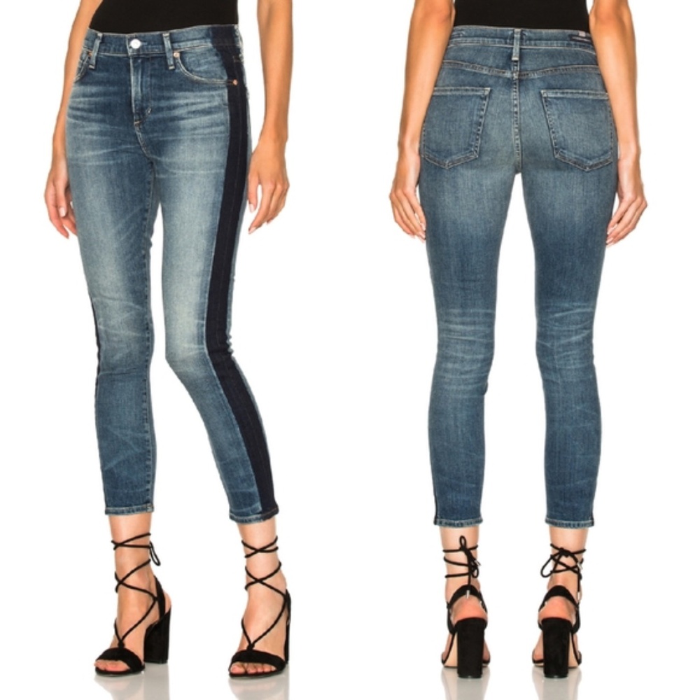 Citizens of Humanity Rocket Crop High/skinny jeans